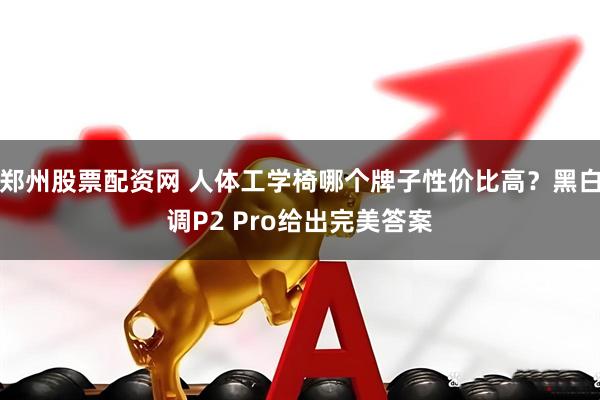 郑州股票配资网 人体工学椅哪个牌子性价比高？黑白调P2 Pro给出完美答案